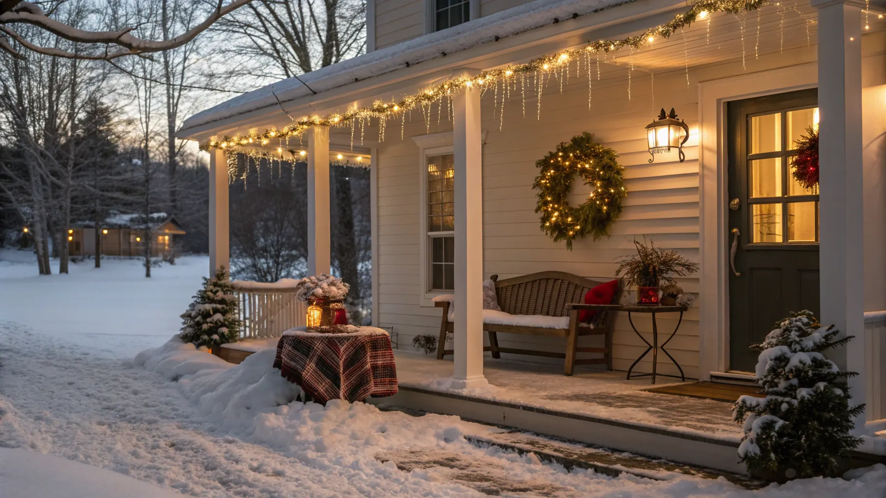 13 Winter Porch Decorating Ideas to Welcome Guests