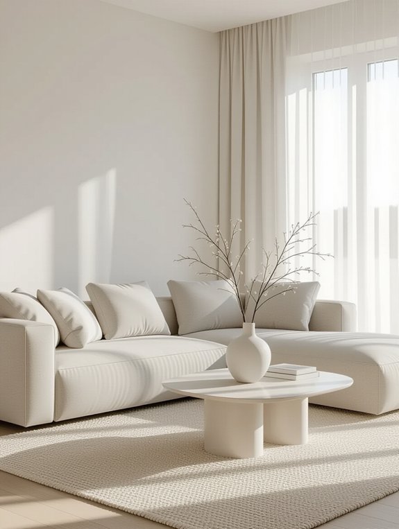 airy white minimalist sanctuary