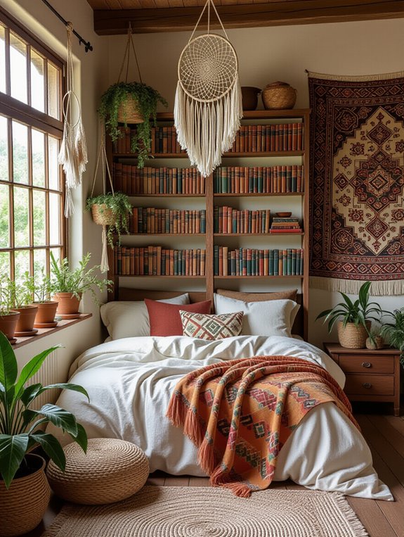 antique bookshelves vintage decor