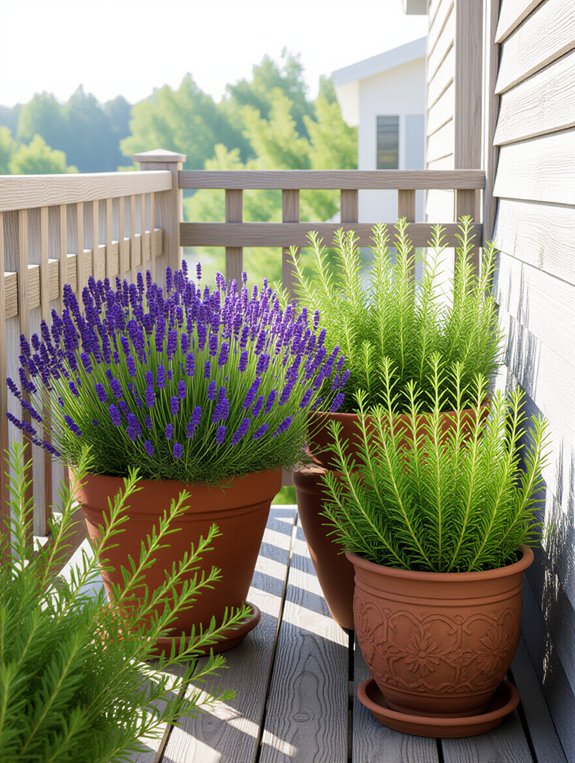 aromatic herbs for balcony