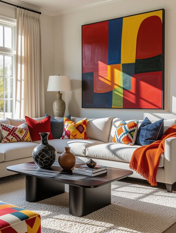 artistic accessories enhance decor