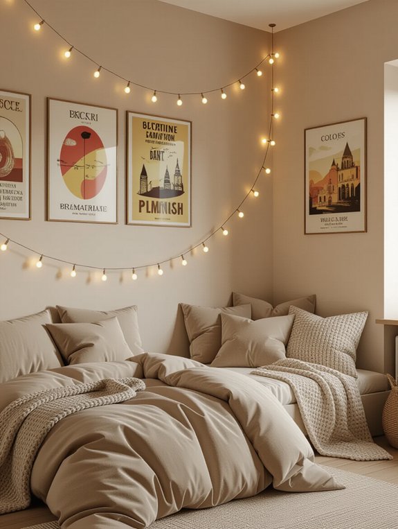 artistic gallery wall lighting