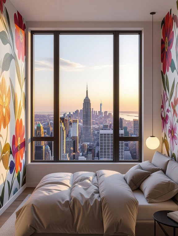 artistic murals enhance views