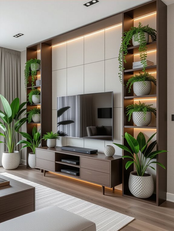 artistic planter space dividers