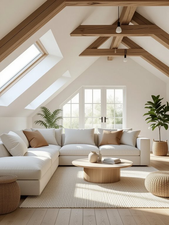 attic oasis with sophistication