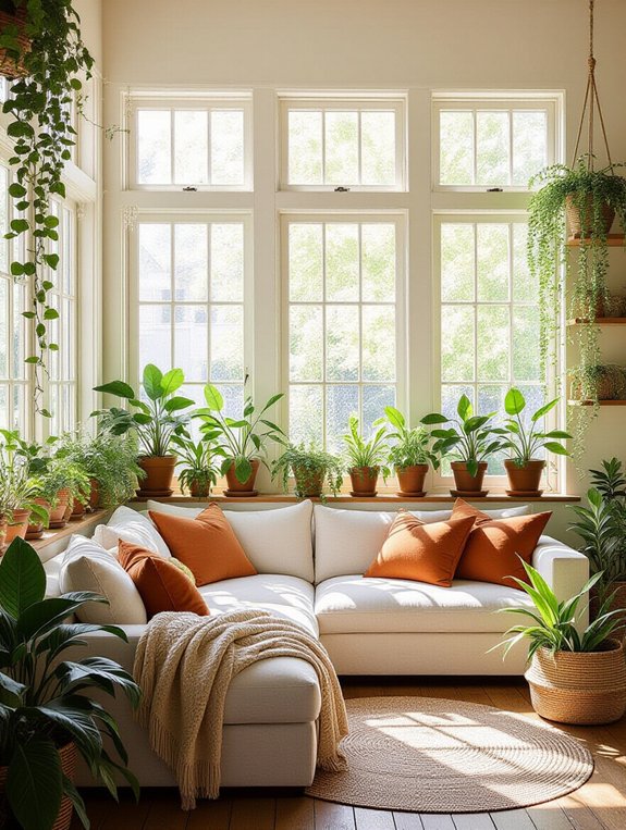 bay window indoor garden