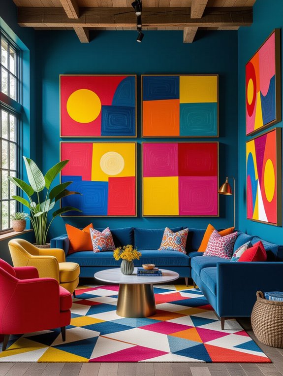 bold abstract art statements