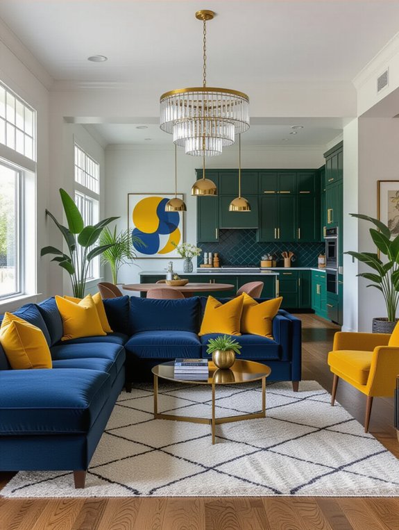 bold accents enhance elegance