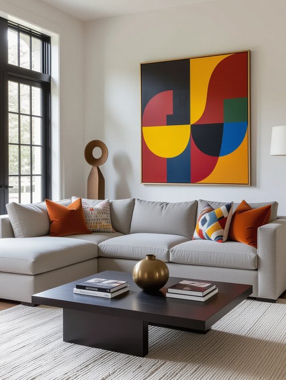 bold art enhances serenity