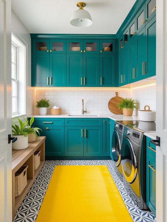bold colors elevate laundry
