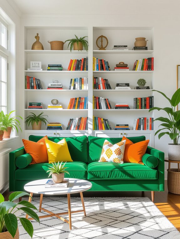 bright airy colorful decor