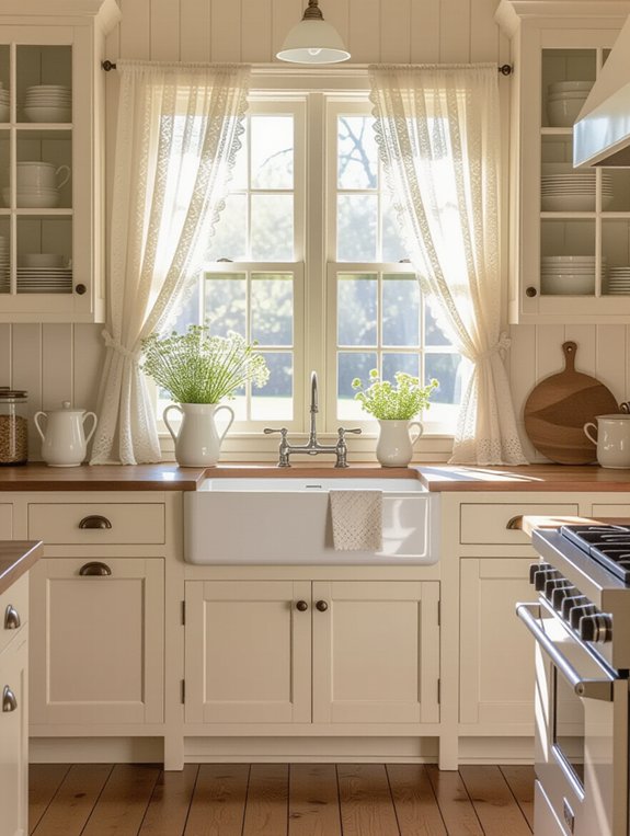 bright airy kitchen elegance