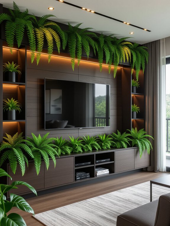 built in planter box aesthetics