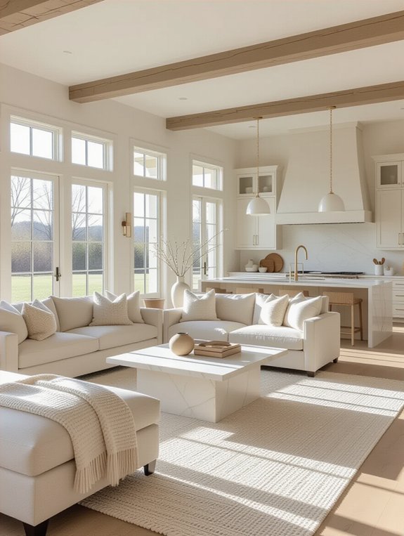calming soft neutral hues