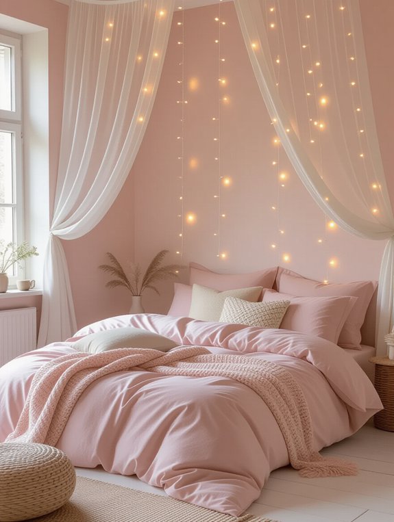 calming soft pink sanctuary