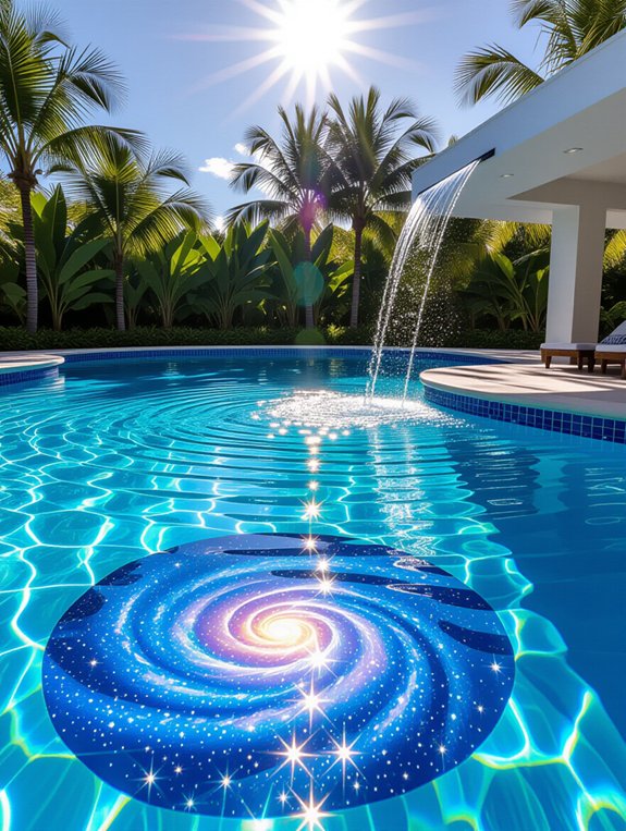 celestial oasis water features