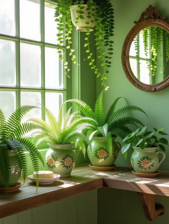 charming vintage pots decor