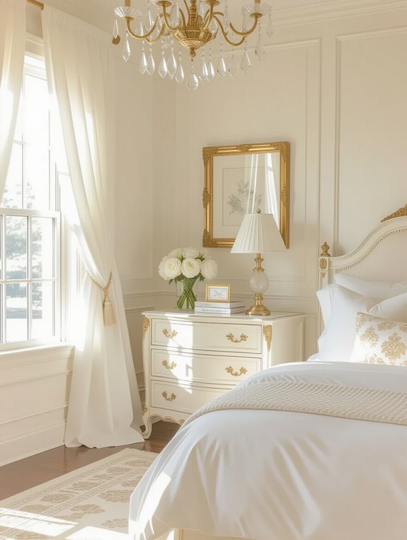 charming vintage white dresser