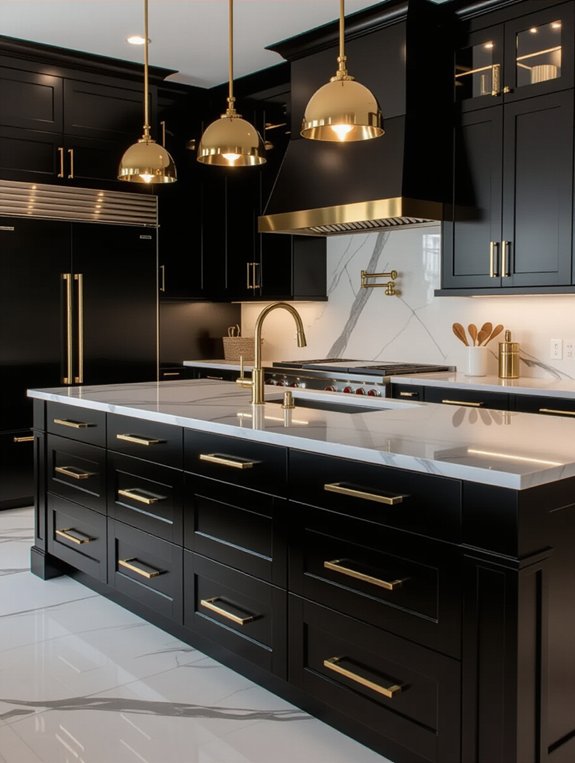 chic black island elegance