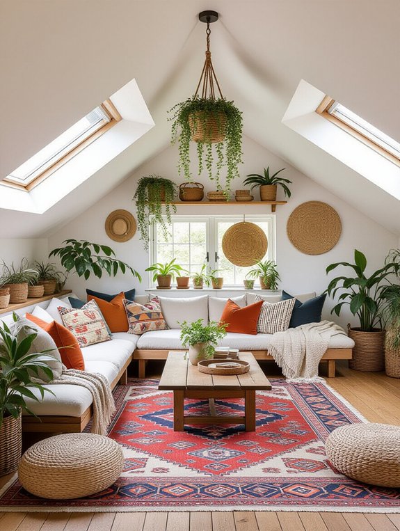 chic bohemian attic oasis