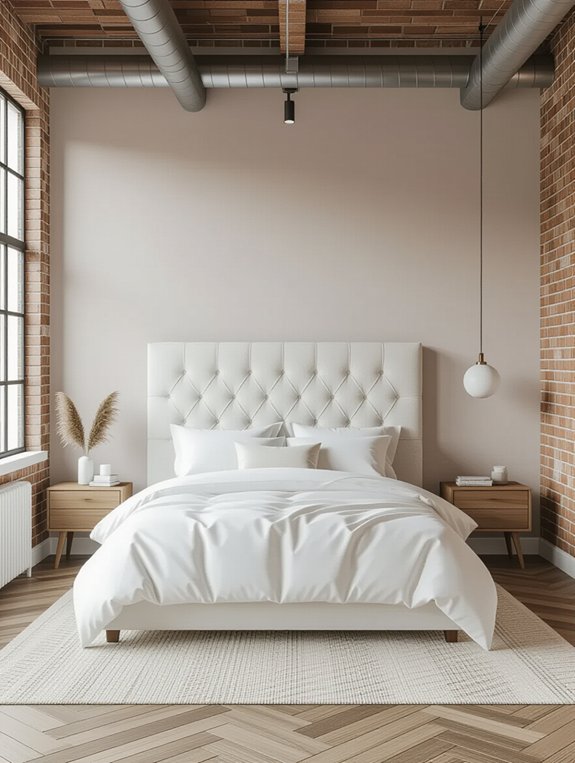 chic loft bedroom design