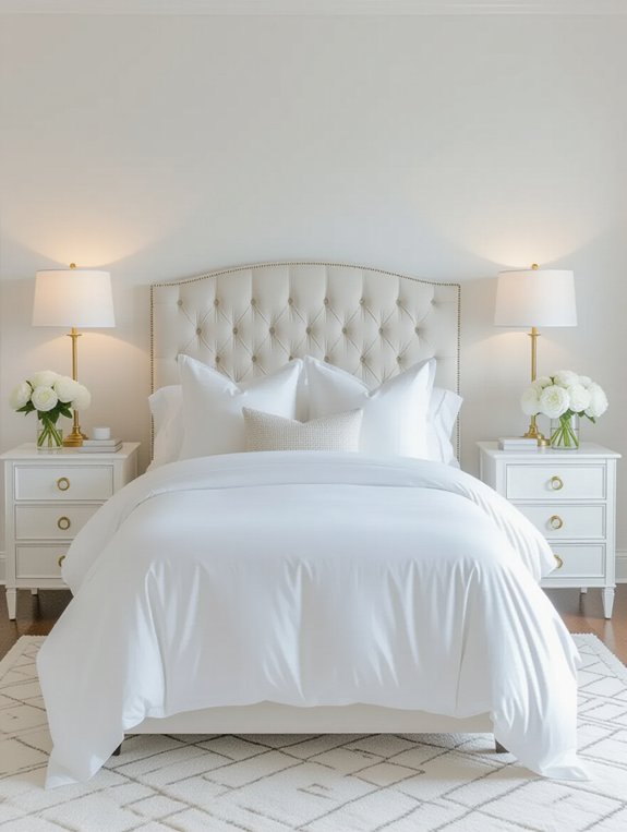 chic nightstands with glamour