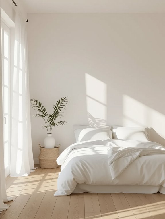 coastal calm bedroom elements