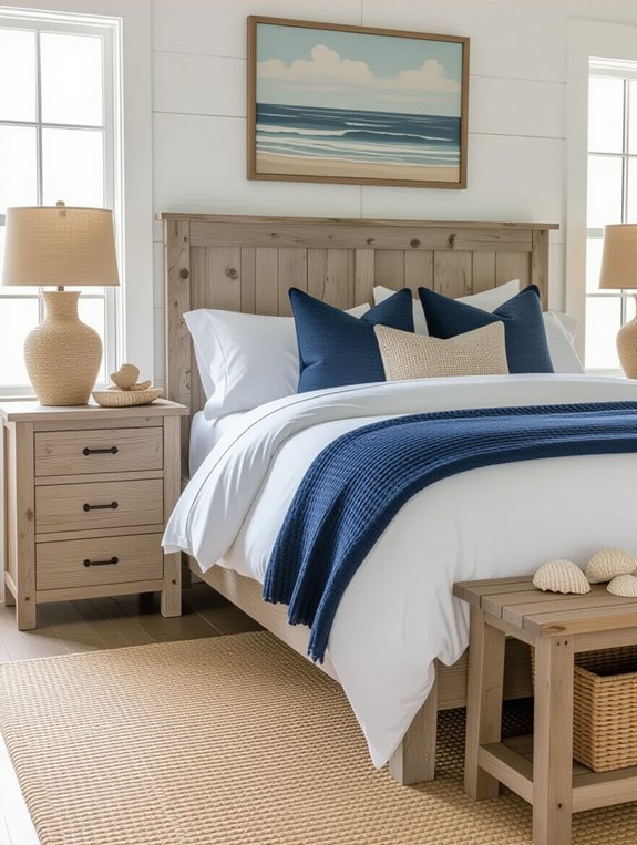 coastal inspired bedroom tranquility