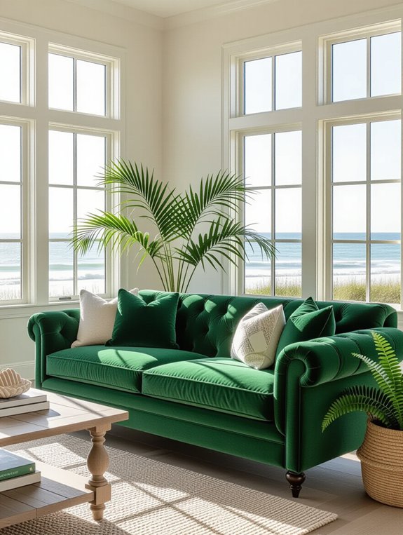 coastal living room decor