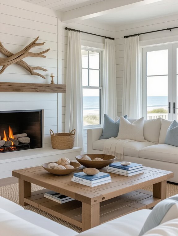 coastal living room decor