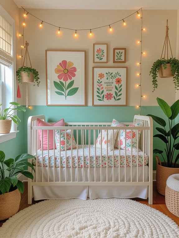 colorful eclectic nursery design