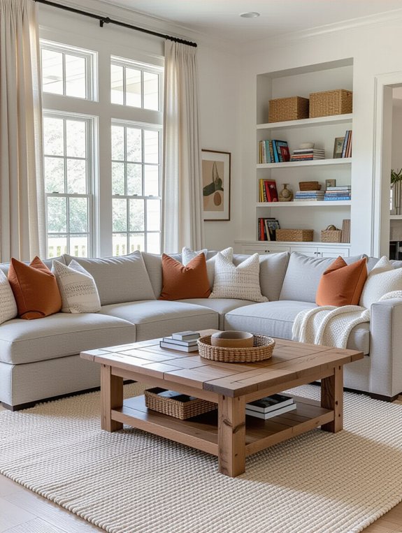 comfortable family living space
