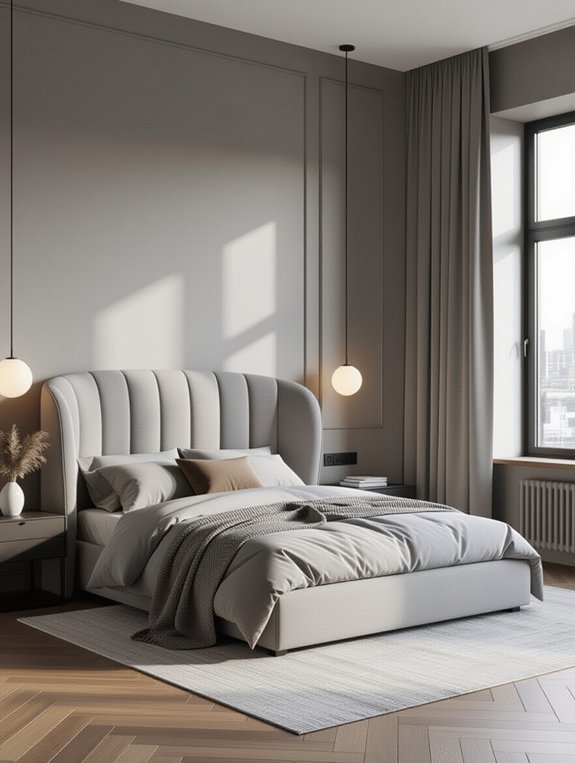 contemporary urban gray loft