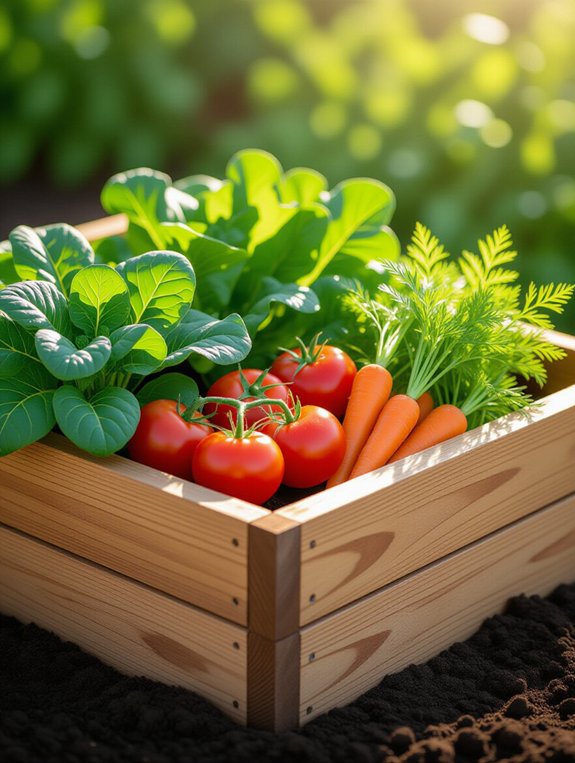 corner garden bed design