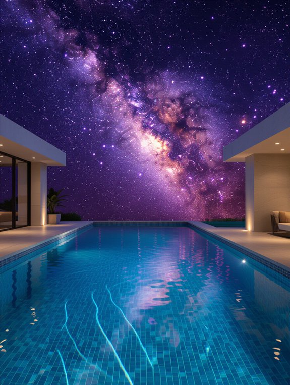 cosmic inspired plunge pool design