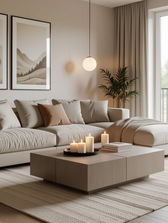 cozy ambiance with lighting