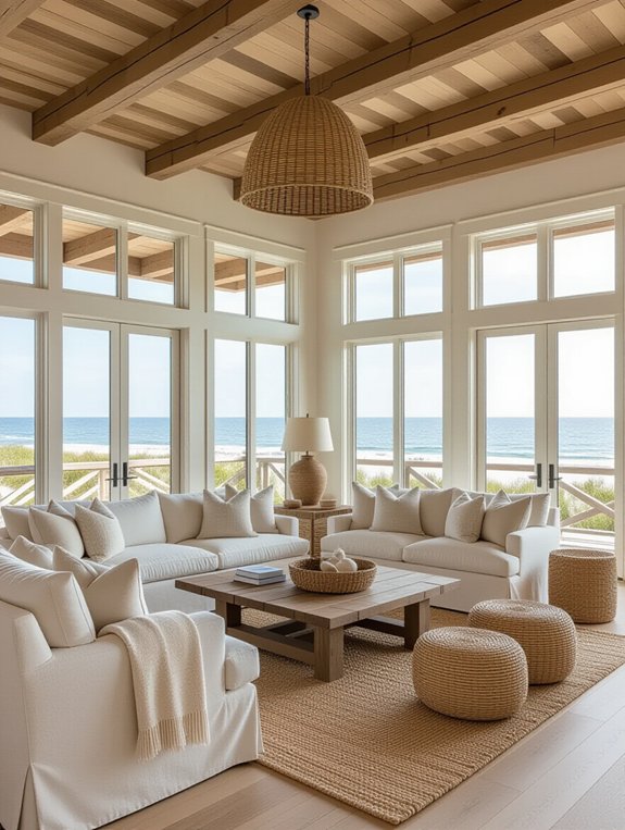 cozy beach house atmosphere