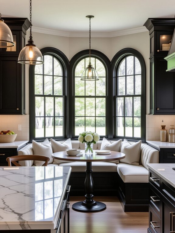 cozy breakfast nook retreat