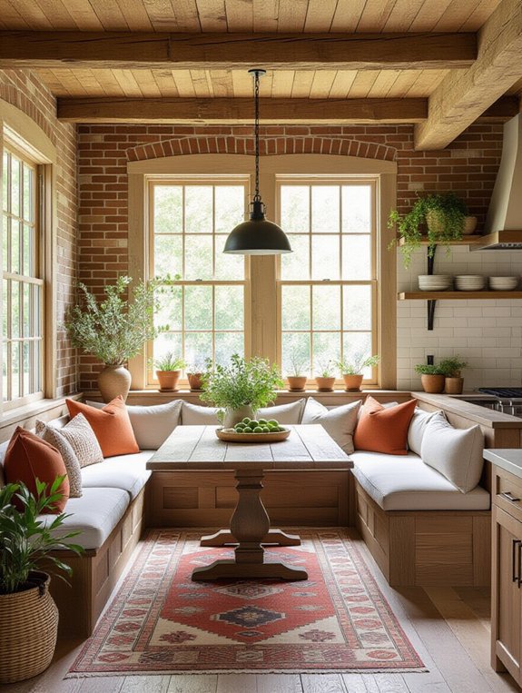 cozy built in seating nooks