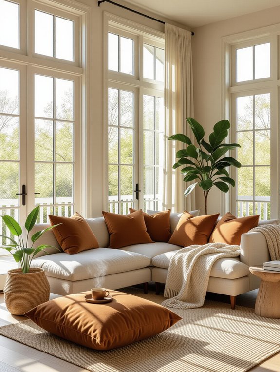 cozy corner reading nook