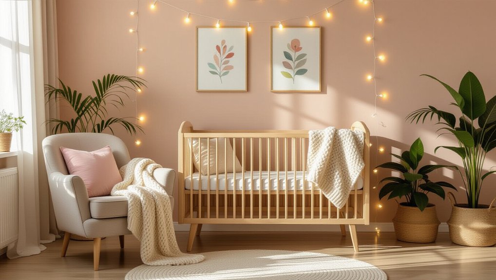 cozy cribs with lights