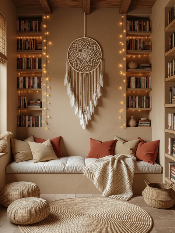 cozy ethnic bohemian lighting