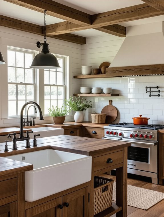 cozy farmhouse kitchen design