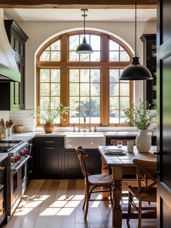 cozy inviting kitchen atmosphere