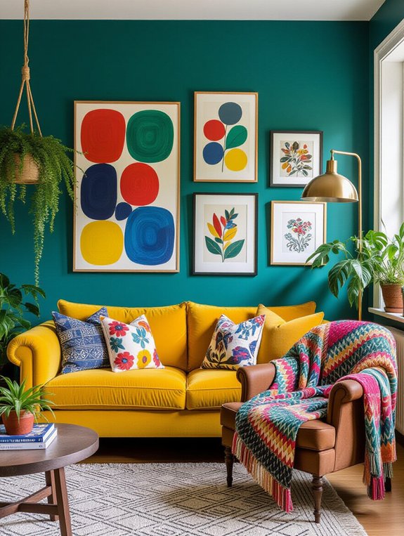cozy nook with artful accents