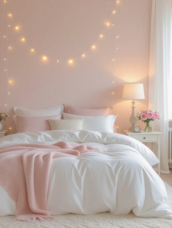 cozy pastel bedroom decor