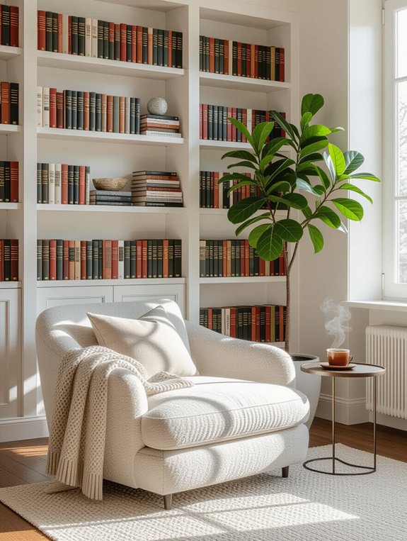 cozy reading nook oasis