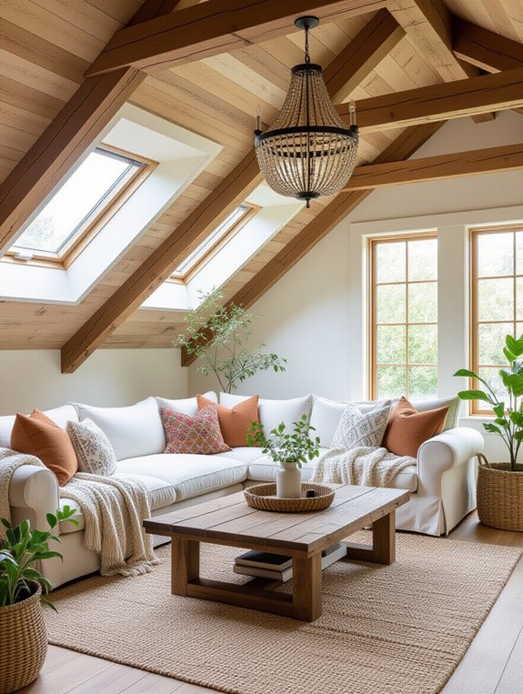 cozy rustic attic retreat