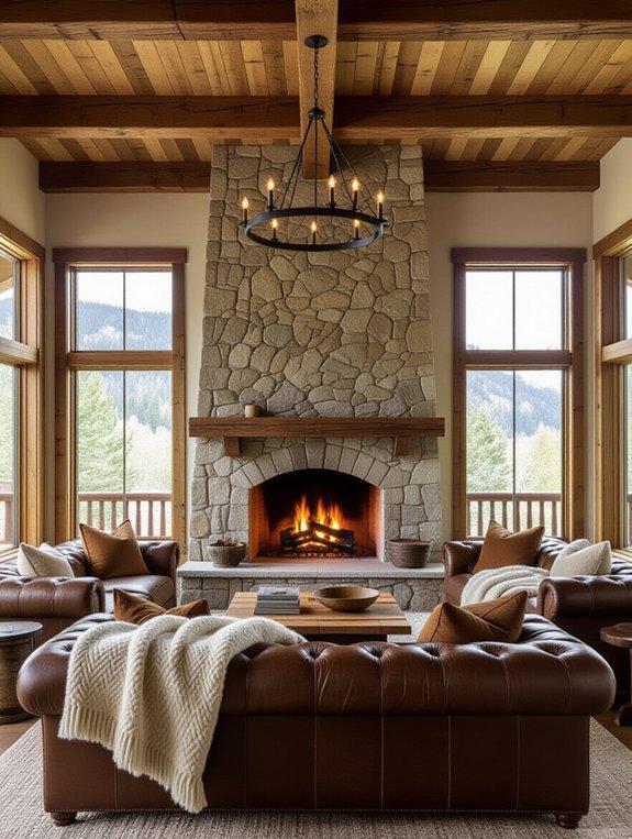 cozy rustic mountain retreat