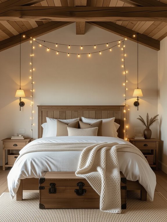 cozy soft glowing sconces